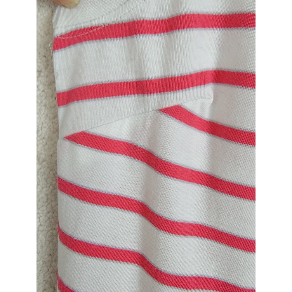 Columbia PFG Striped Tank Dress Womens Medium Pink Teal Grey Casual Mini - Picture 10 of 11